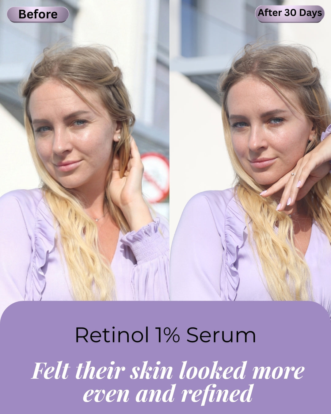 Elevation Beauty Retinol Serum lightweight oil texture swatch