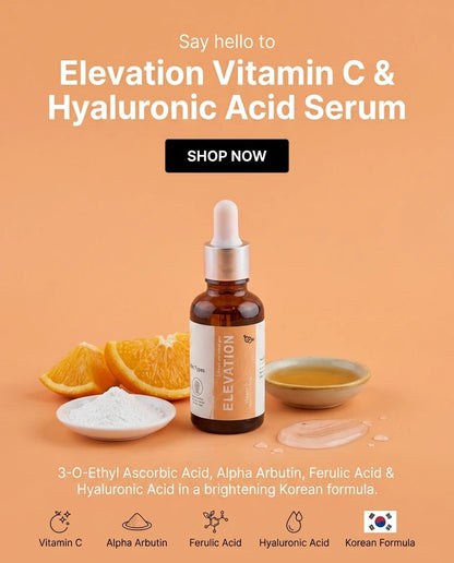 Vitamin C & Hyaluronic Serum - Elevation Skincare Elevation Beauty